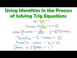 Solving Trig Equations Algebraically