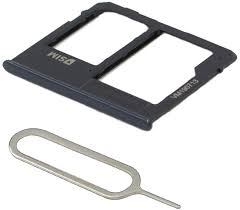 The larger slot is for the memory card and the smaller slot is for the sim card. Amazon Com Mmobiel Dual Sim Card Tray Compatible With Samsung A10e A102u Series 5 83 Inch 2019 Black Incl Sim Pin