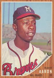 A brief history of hank aaron's baseball cards, starting with of course his 1954 topps rookie, and discussing the other topps cards, oddballs, modern sets. 1962 Topps Hank Aaron 320 Baseball Vcp Price Guide