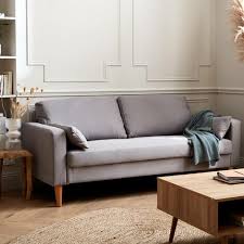Large 3 Seater Sofa Scandi Style With
