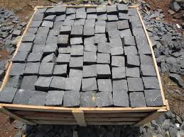 black basalt granite cobblestone for
