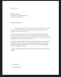 Examples Of Resignations Letters Faculty Resignation Letter Examples