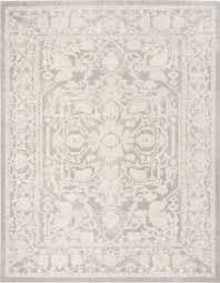 light grey and white rug at rug studio