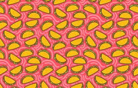 taco wallpaper vector art icons and