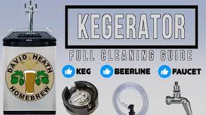 kegerator cleaning guide keg beer