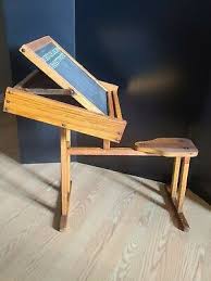 Vintage Child Wooden School Desk Chair