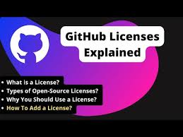 what are github licenses how to add