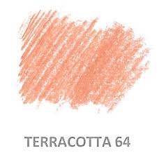 Derwent Procolour Pencils Range Of 72 Coloured Pencils 64 Terracotta Lf 6