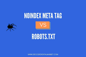 noindex meta vs robots txt what s