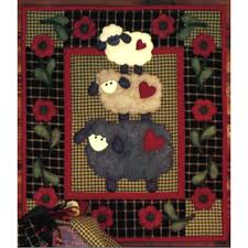 Wooly Sheep Wall Hanging Quilt Kit