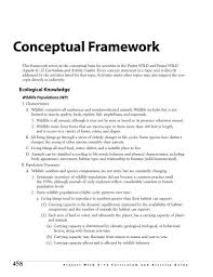 conceptual framework pdf project wild