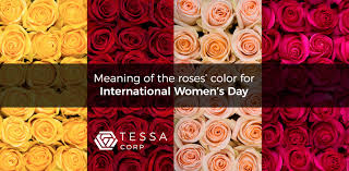 rose color meanings for women s day
