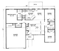 Three Bedroom Bungalow House Plans In