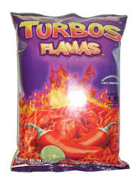 sabritas turbos flamas flavored corn