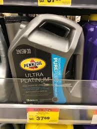 canadian tire pennzoil platinum and