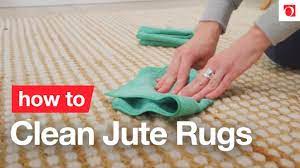 how to clean a jute rug