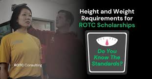 height and weight requirements for rotc