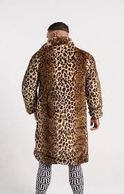 Buy Leopard Print Faux Fur Doof Jacket