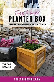Simple Planter Box On Wheels