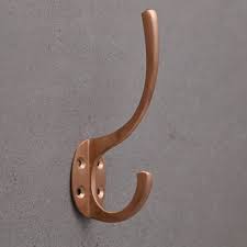 Classic Brass Hat Coat Hook Wall