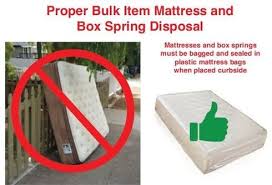 recycling law for recycling mattresses