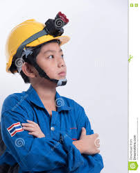 Asian Boy Engineer Stock Photo Image Of Happy Helmet