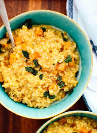 this roasted ernut risotto tastes heavenly and hardly requires any stirring cookieandkate