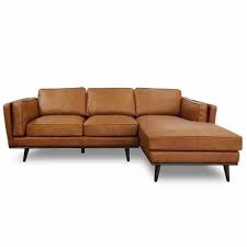 wooden leatherette modern sectional