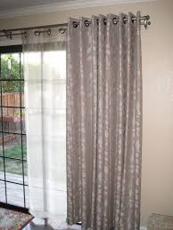 French Doors With Double Rod Drapery