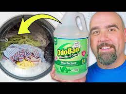 get mildew smell out of clothes with
