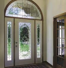 decorative glass inserts door glass