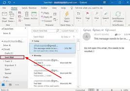 how to recall an email in outlook and