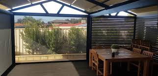 enclosed patio ziptrak outdoor blinds