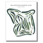 Ballston Spa Country Club New York Golf Course Map Golf - Etsy