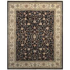 indo hand knotted kashan wool rug 12