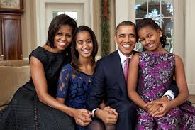 Image result for barack obama romance michelle children