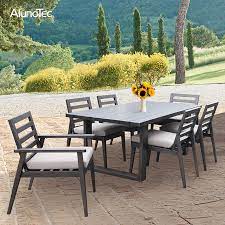 aluminium patio dining set outdoor