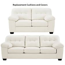 Donlen White Replacement Cushion Cover