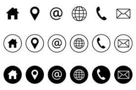 contact us icons vector art icons and