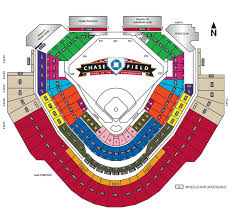 Chase Field Virtual Seating Chart Chase Field Seating