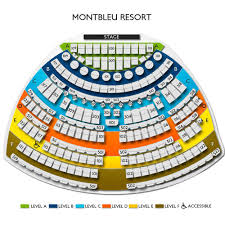 Montbleu Resort 2019 Seating Chart