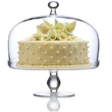 Glass And Crystal Footed Cake Plates