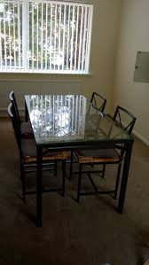 Ikea Metal Glass Top Dining Table 4