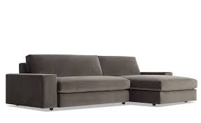 esker sofa with chaise from blu dot hive