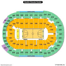 dunkin donuts center seating charts