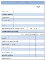 11 Sample Hr Evaluation Forms Examples Word Pdf Psd