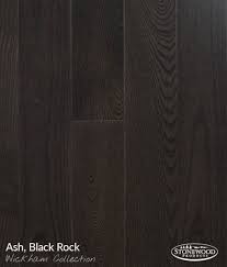 black hard wood floor prefinished ash