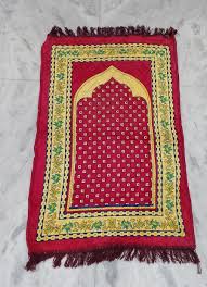 cotton printed rectangular janamaz mat