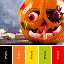 32 halloween color palettes for y