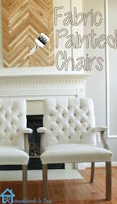 Fabric Painted Chairs Remodelando La Casa